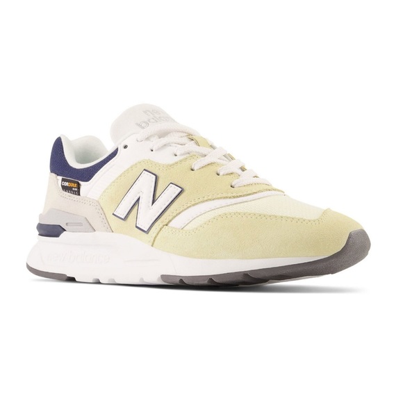 New Balance 997H CORDURA Pale Yellow Women’s Suede Athletic Running Shoes - Picture 3 of 6